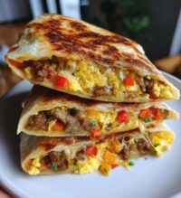 air fryer breakfast quesadilla recipe