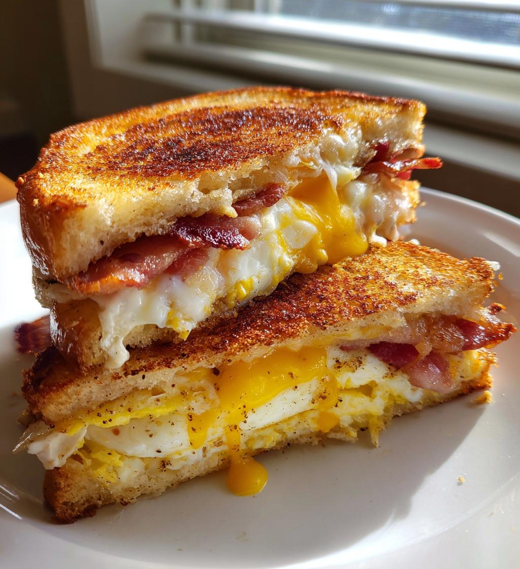 air fryer breakfast sandwich - detail 1