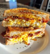 air fryer breakfast sandwich