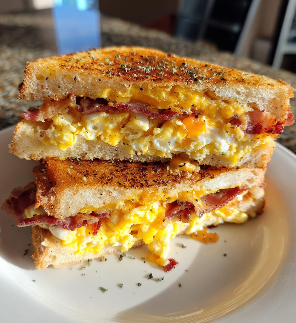 air fryer breakfast sandwich