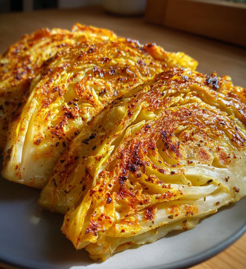air fryer cabbage wedges crispy delights - detail 1