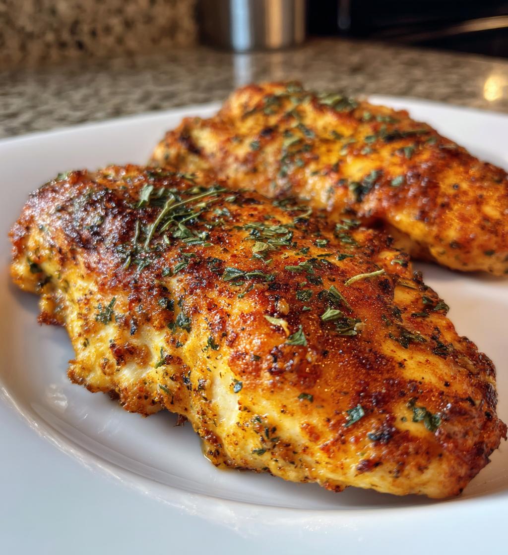 air fryer cajun spiced chicken breast recipe - detail 1