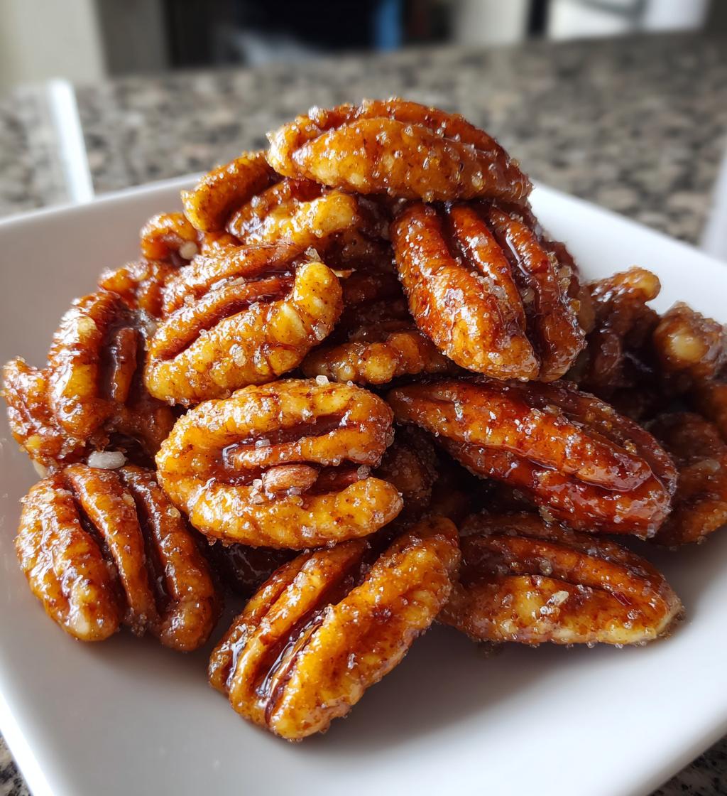 air fryer candied pecans recipe