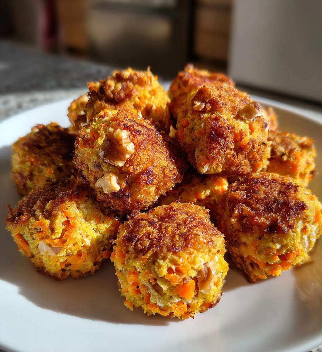air fryer carrot cake bites - detail 1