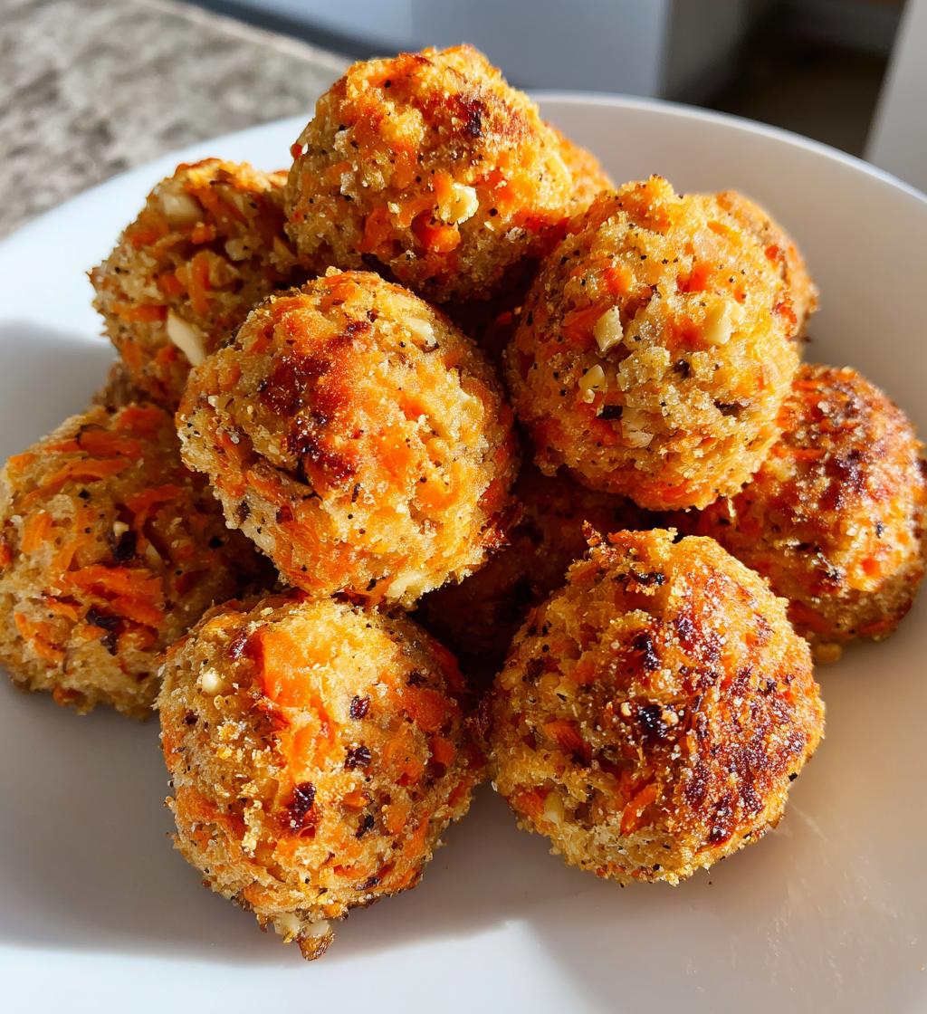 air fryer carrot cake bites