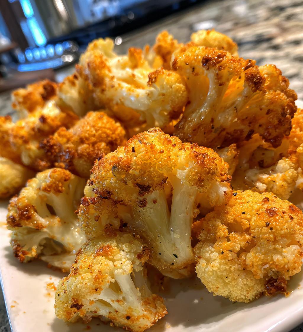 air fryer cauliflower florets crispy perfection recipe - detail 1