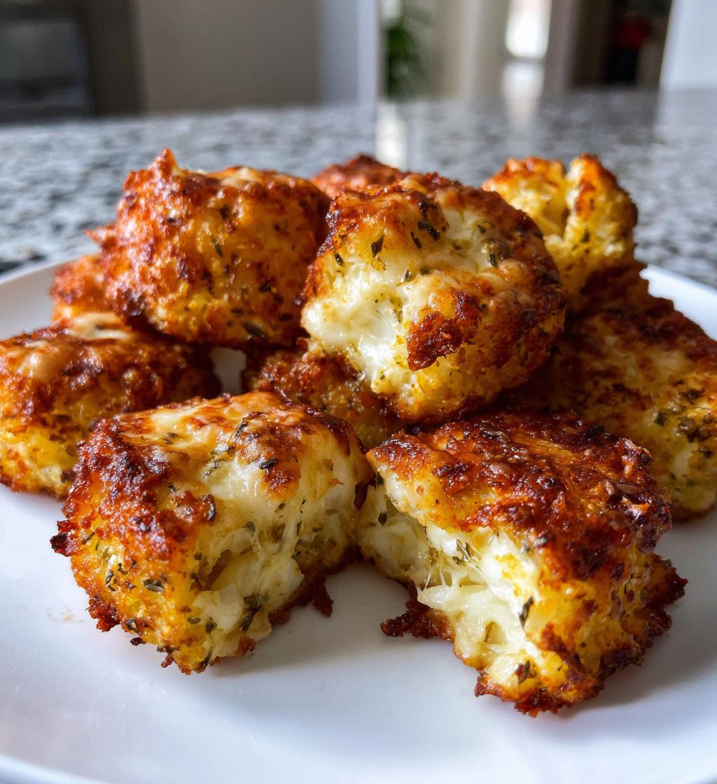 air fryer cauliflower tots recipe - detail 1