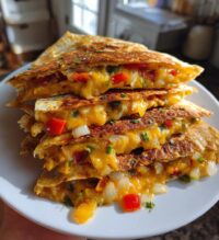 air fryer cheese quesadillas 4 ingredients delight
