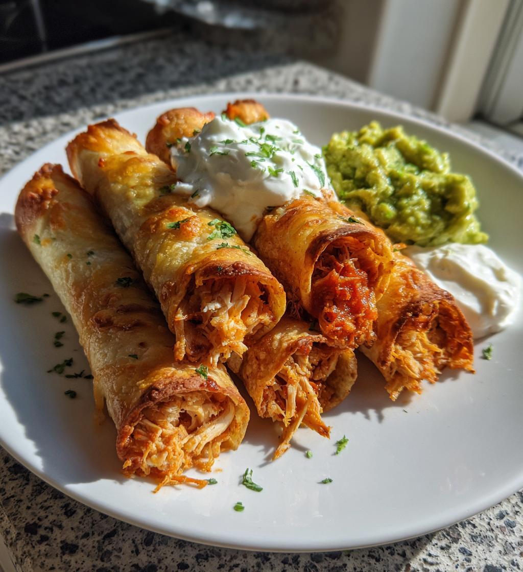 air fryer chicken taquitos delicious recipe - detail 1