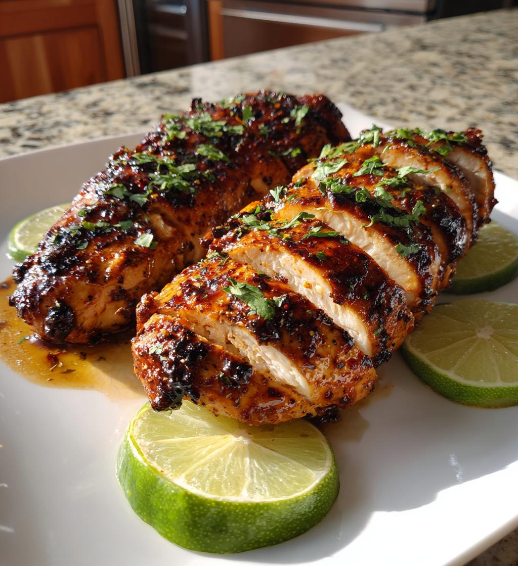air fryer chili lime chicken breast recipe - detail 1