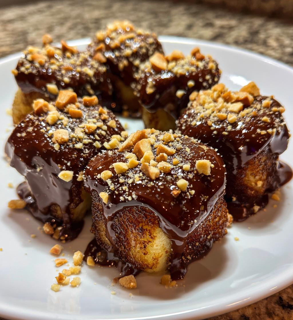 air fryer choco banana bites recipe