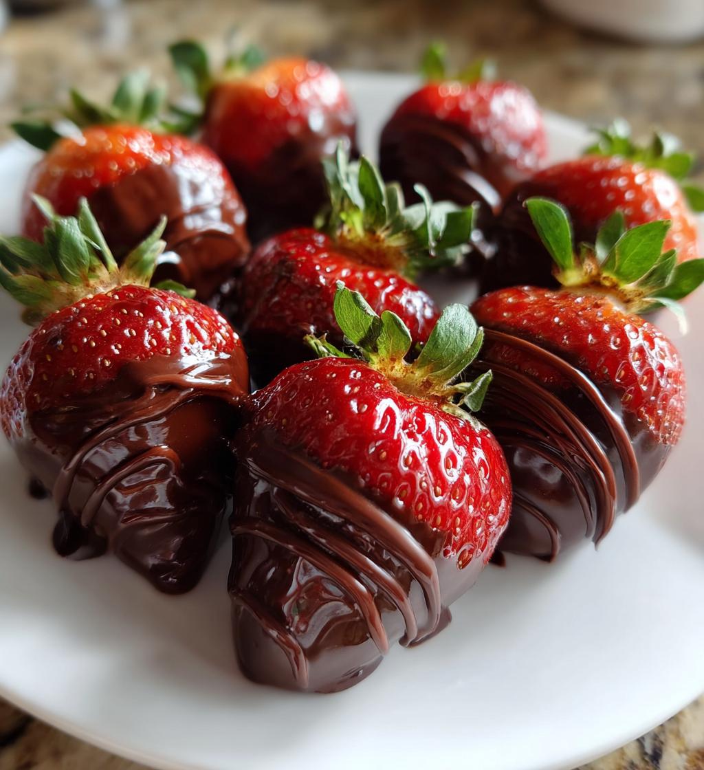 air fryer chocolate dipped strawberries 15 minute magic - detail 1