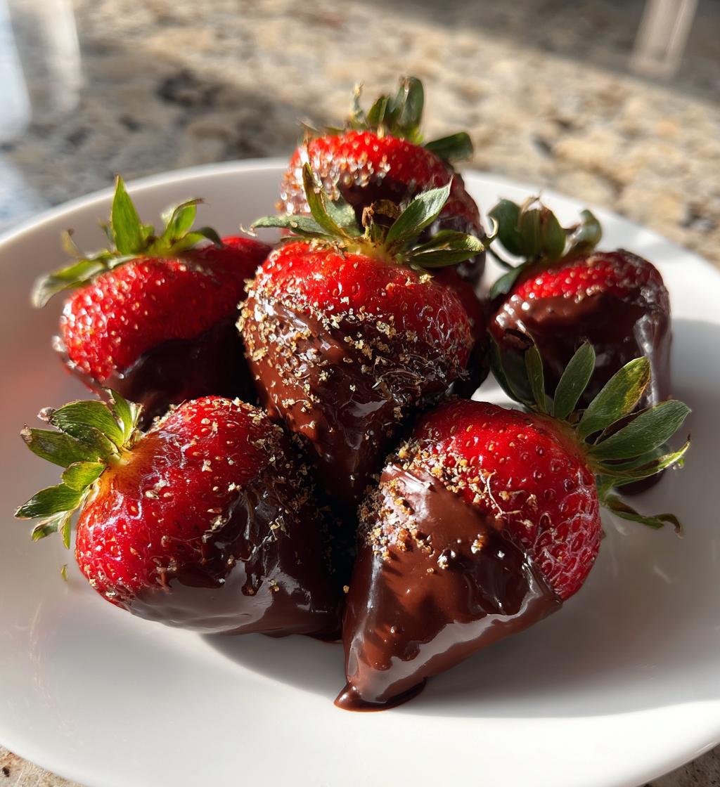 air fryer chocolate dipped strawberries 15 minute magic