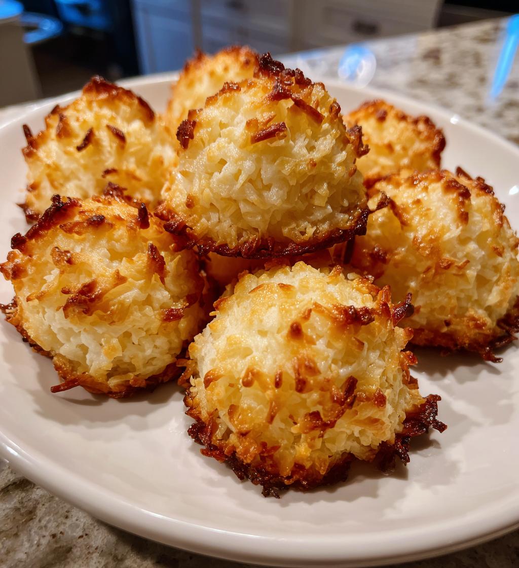 air fryer coconut macaroons chewy bliss recipe