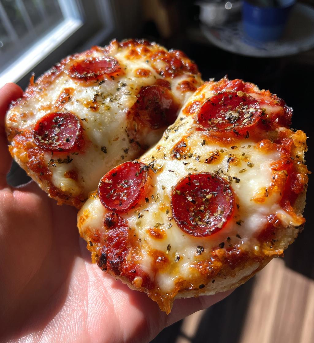 air fryer english muffin pizzas - detail 1