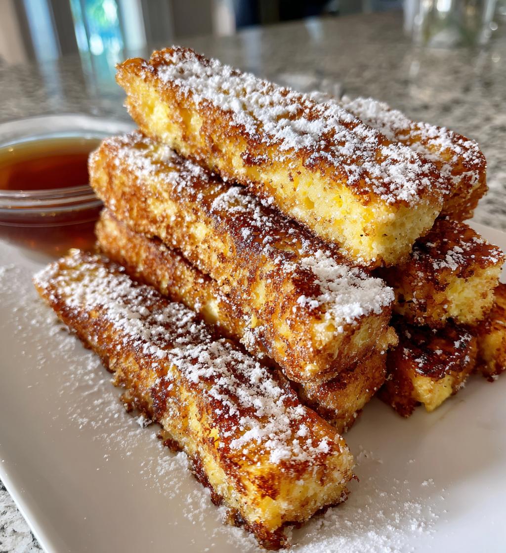 air fryer french toast sticks recipe - detail 1