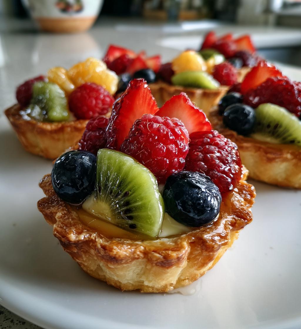 air fryer fruit tartlets - detail 1