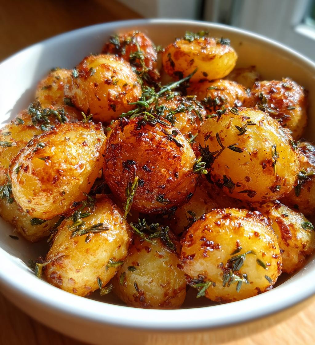 air fryer garlic herb potato bites
