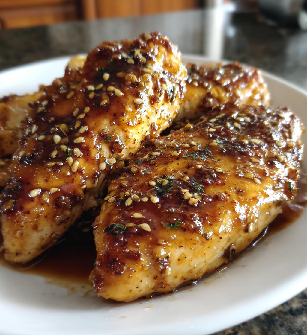 air fryer ginger soy chicken breast recipe - detail 1