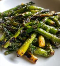 air fryer green onion scallions recipe