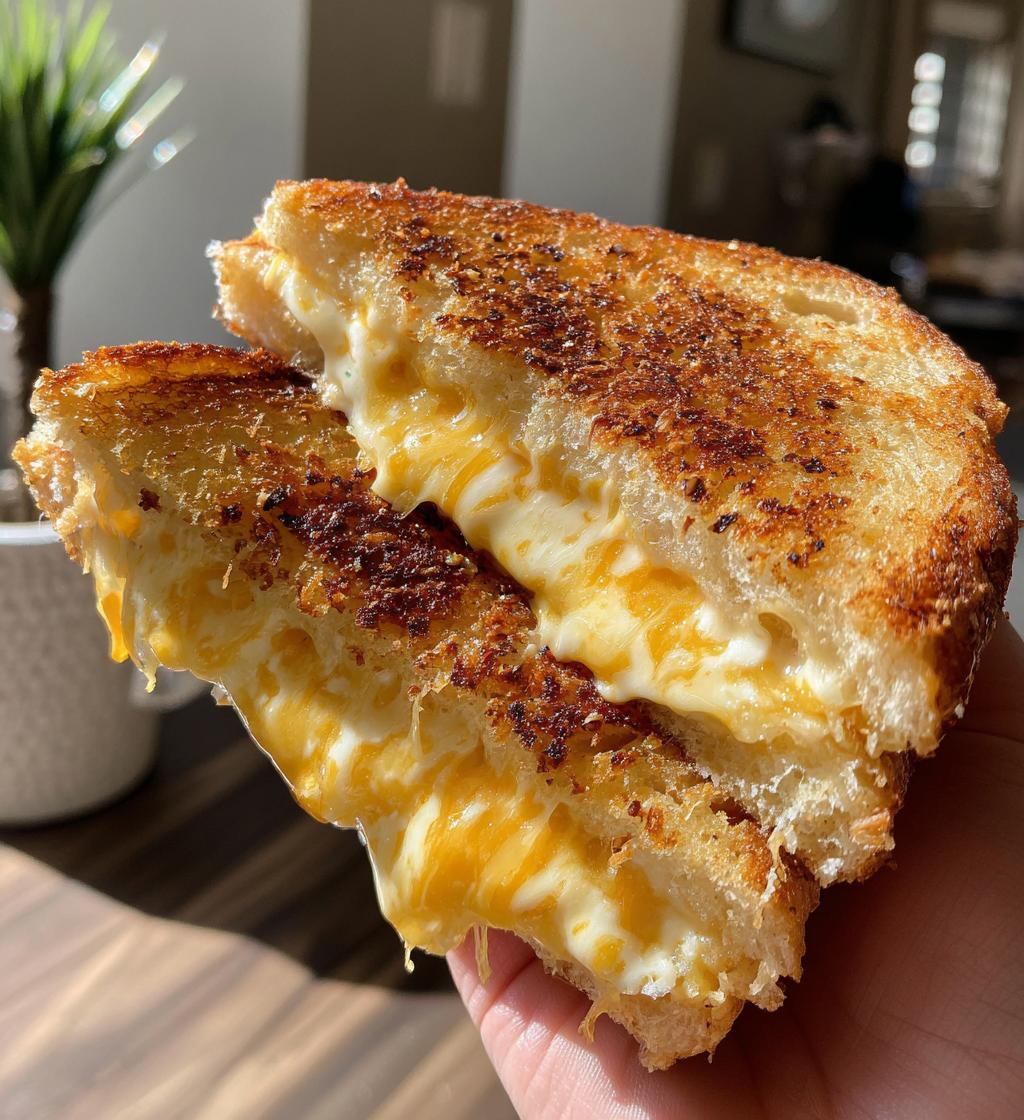 air fryer grilled cheese sandwich recipe - detail 1