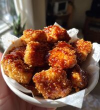 air fryer honey bbq chicken bites