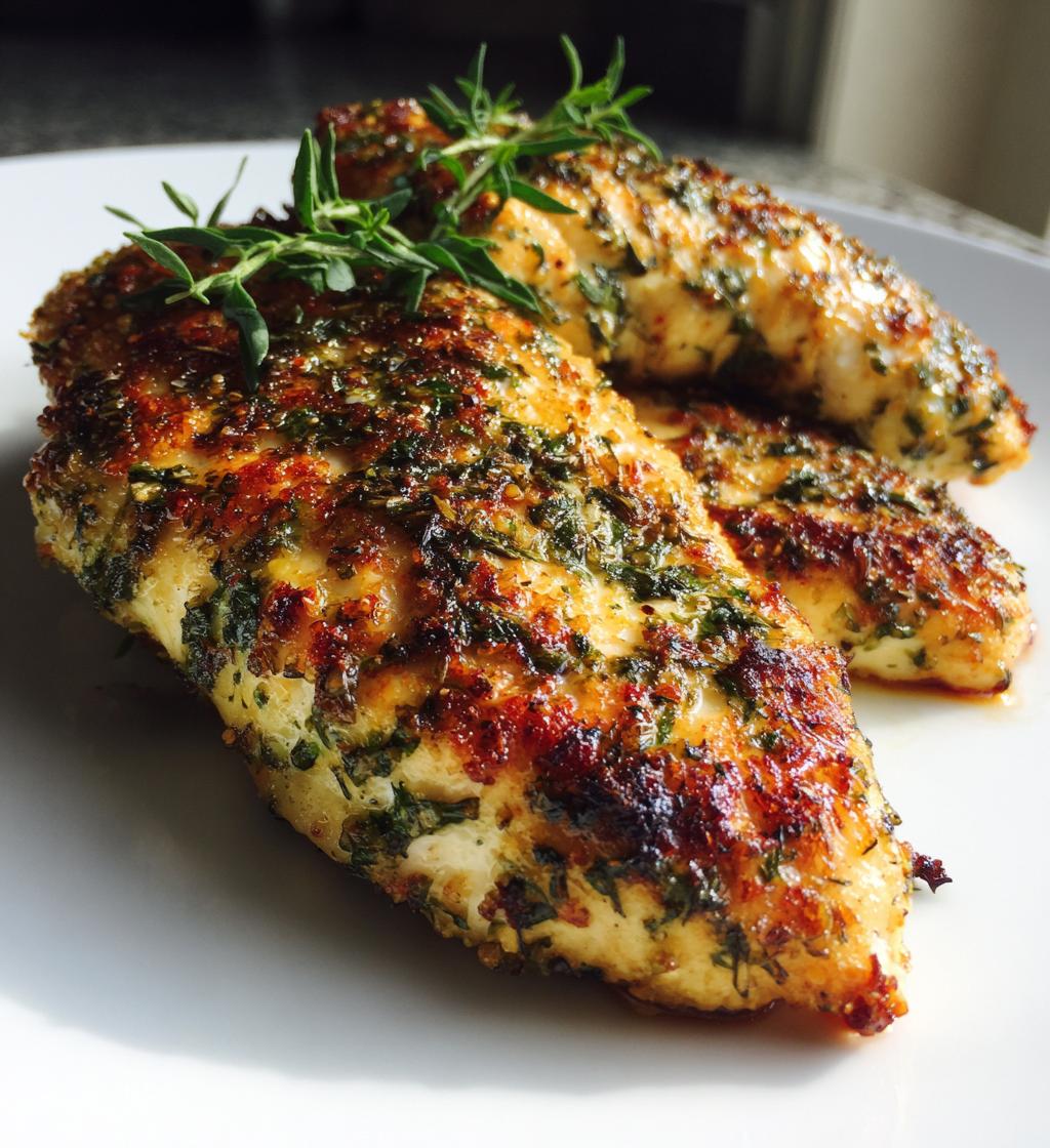air fryer italian herb chicken fillet recipe - detail 1