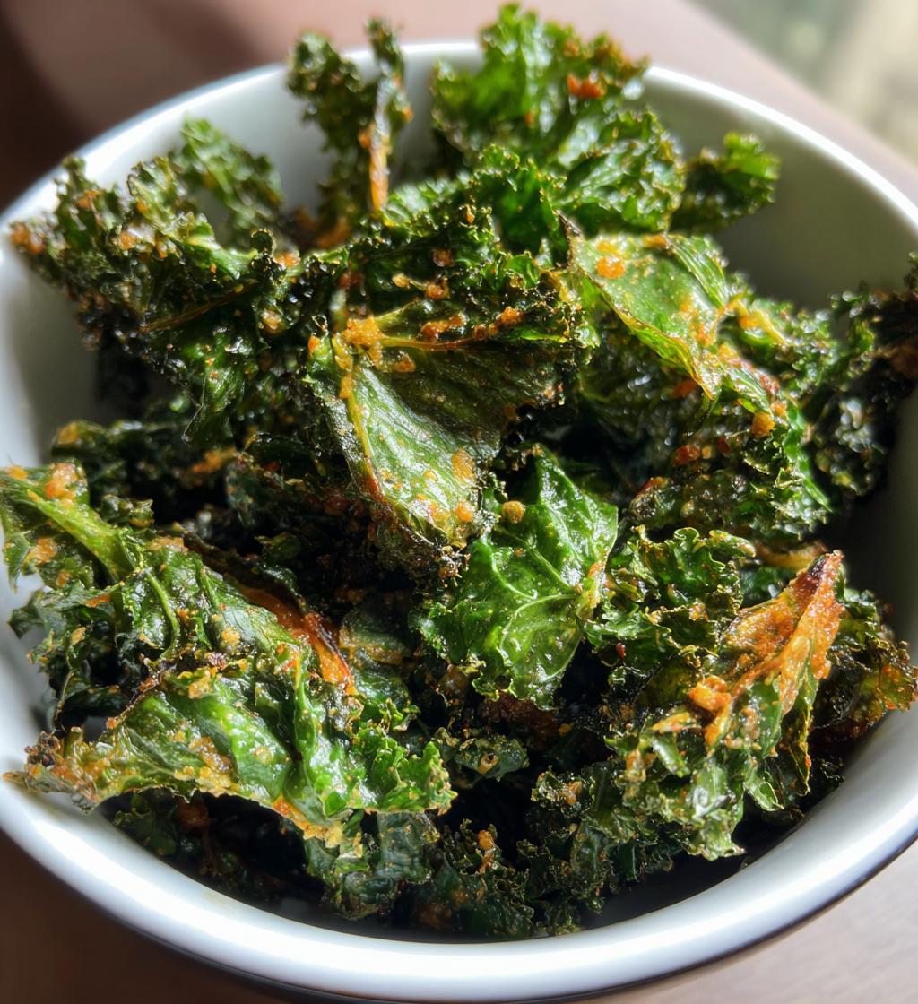 air fryer kale chips recipe crispy healthy snack
