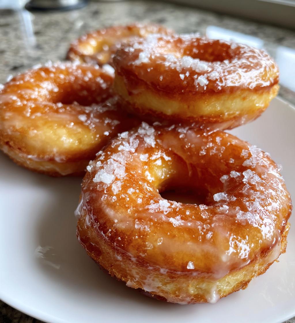 air fryer maple glazed donuts - detail 1