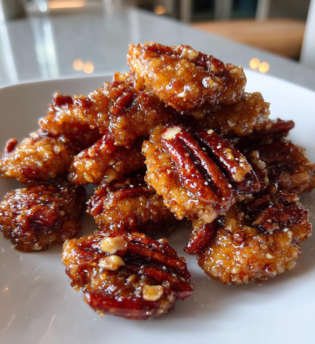 air fryer maple pecan bites recipe - detail 1