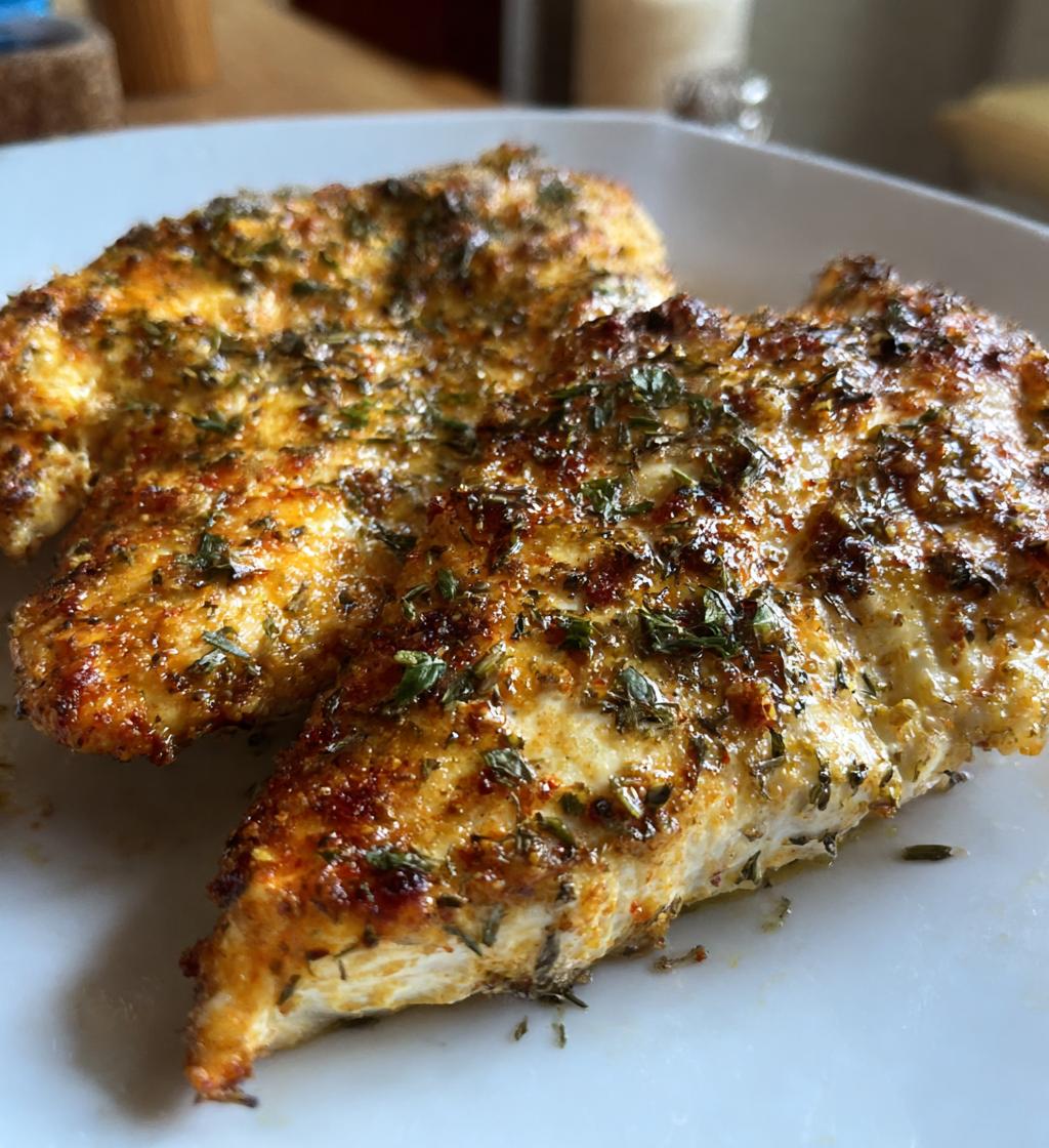 air fryer mediterranean chicken fillet - detail 1