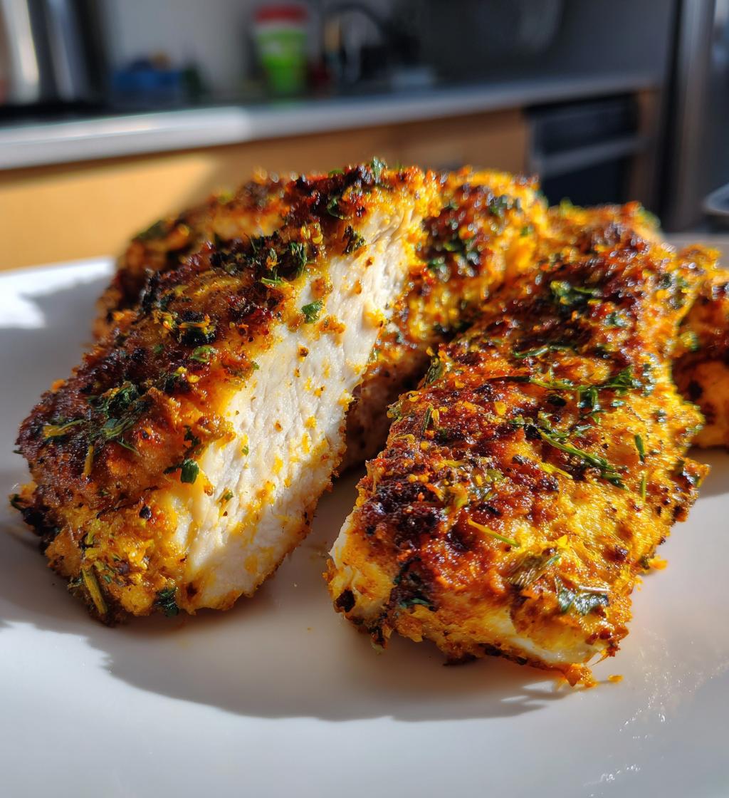 air fryer moroccan spiced chicken breast recipe - detail 1