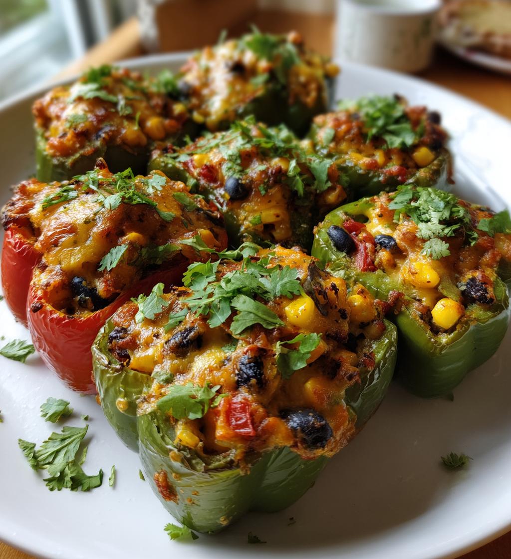 air fryer nacho cheese bell pepper boats