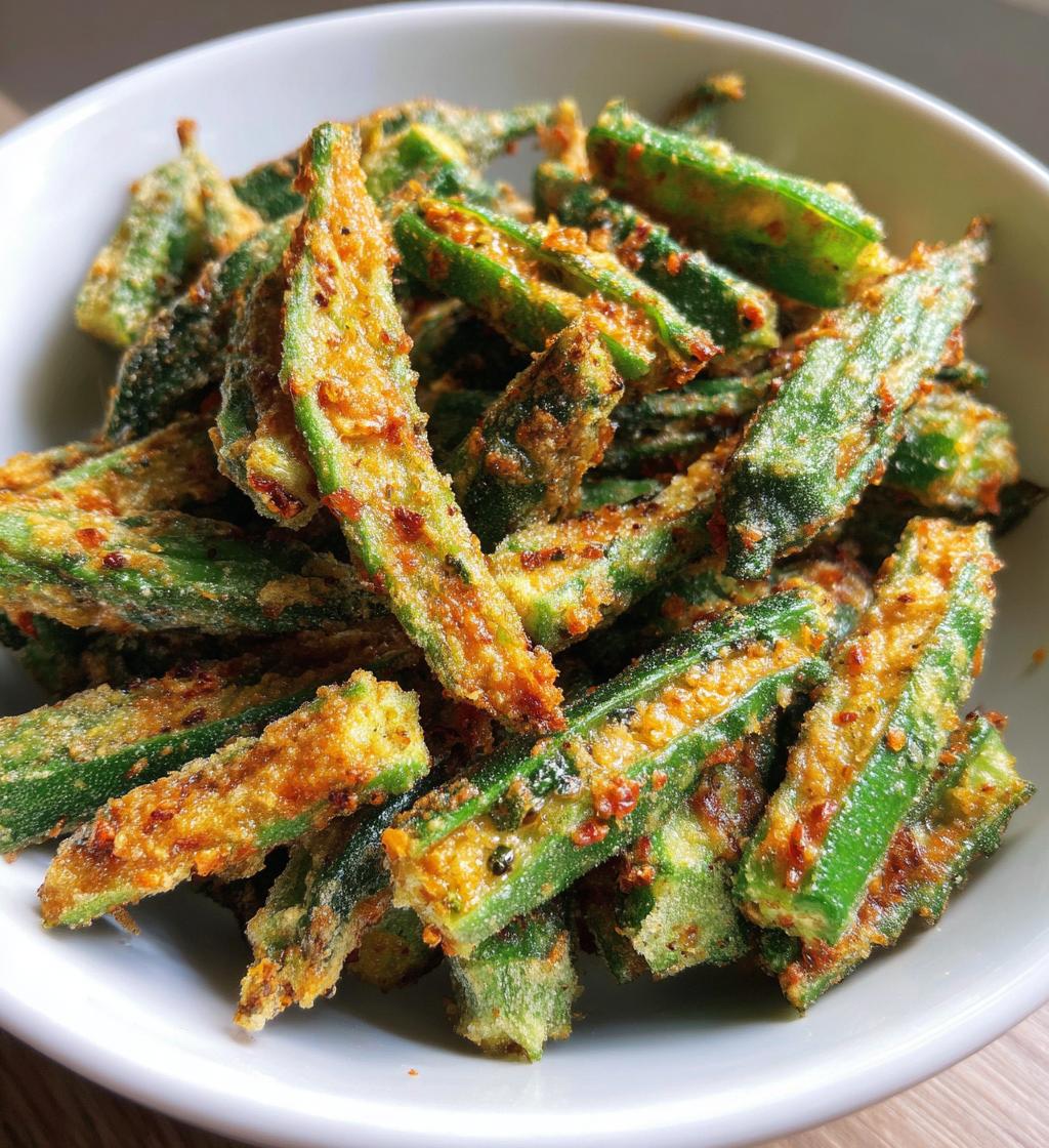 air fryer okra crispy flavorful snack recipe - detail 1