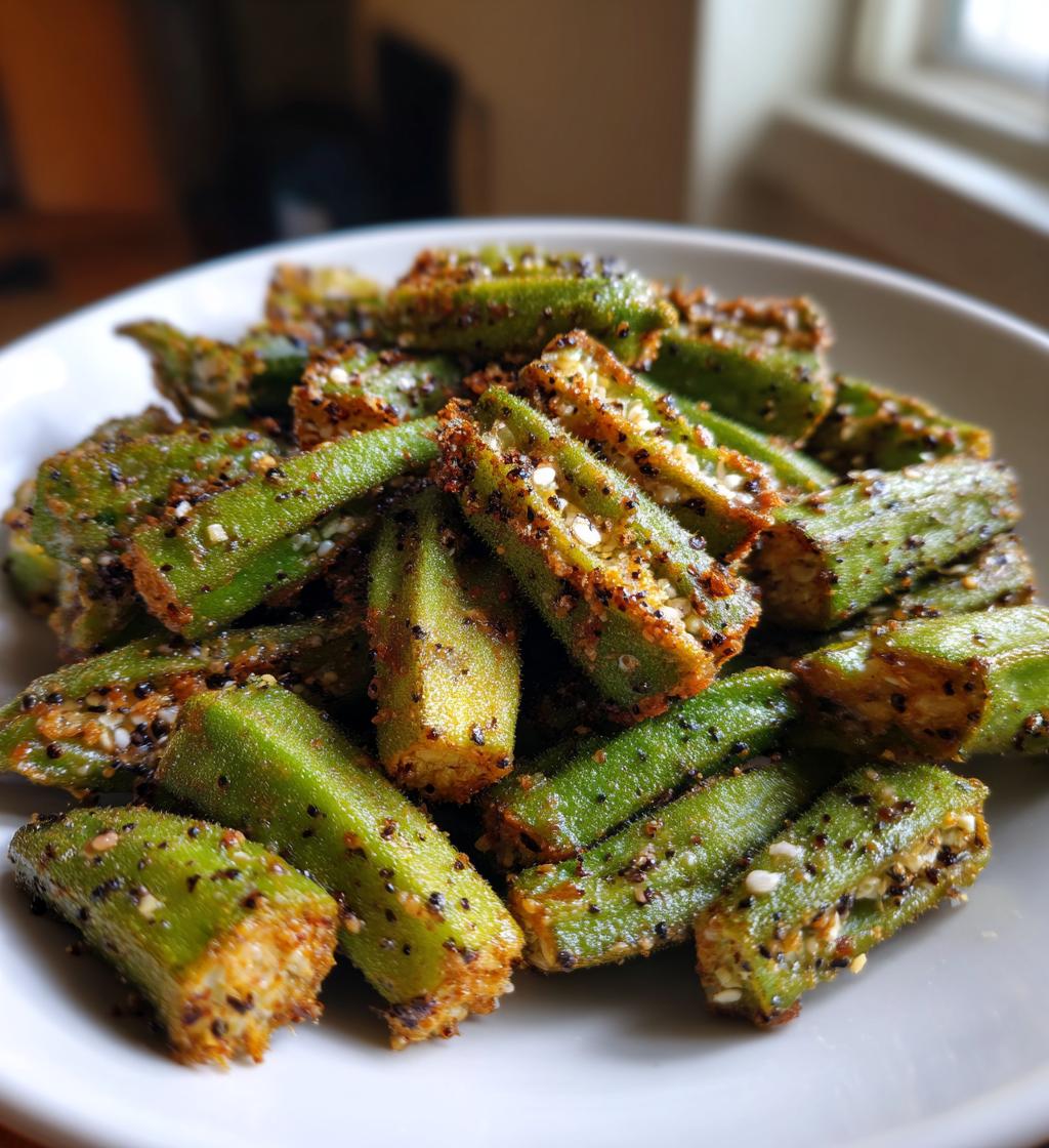 air fryer okra no breading recipe - detail 1