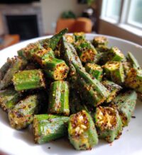 air fryer okra no breading recipe