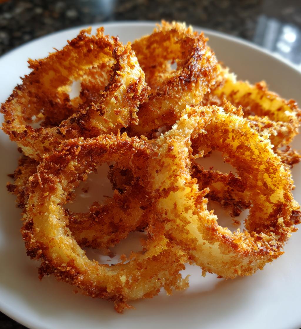 air fryer onion rings guilt free crispy delights