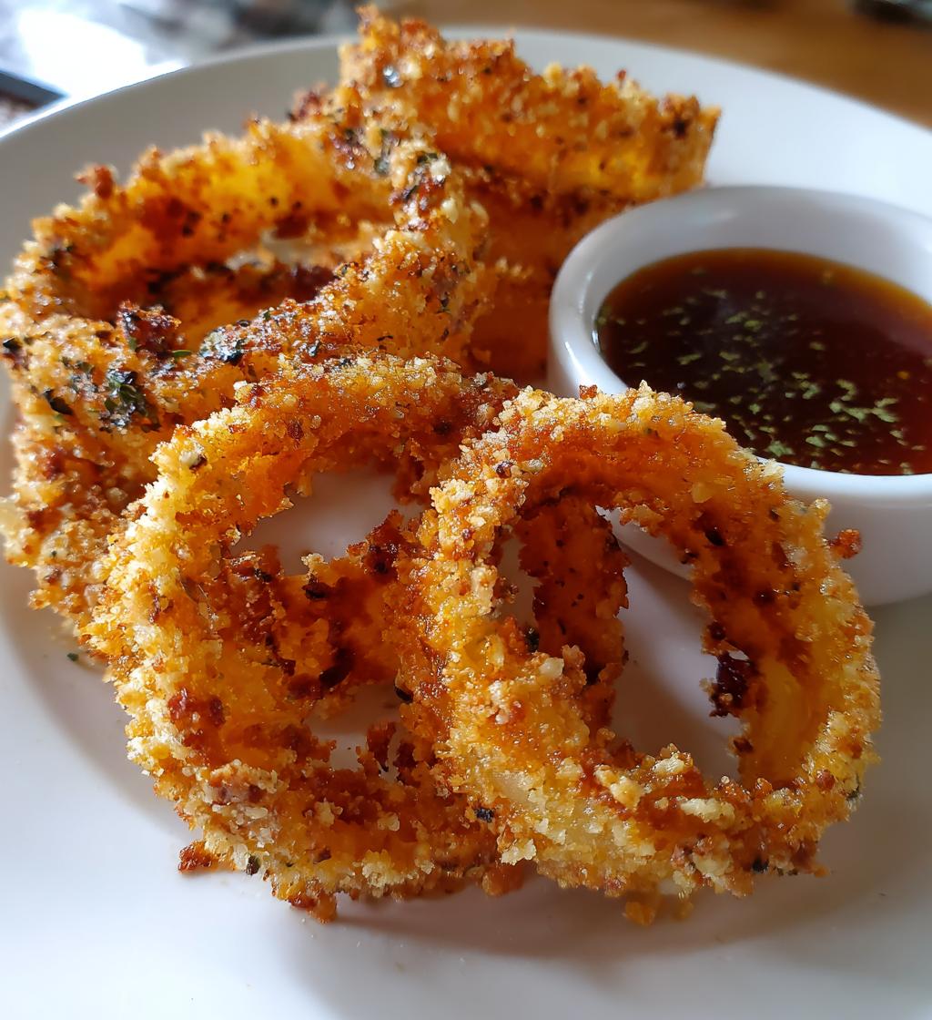 air fryer onion rings homemade recipe