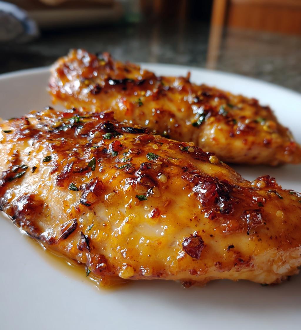 air fryer orange glazed chicken fillet recipe - detail 1