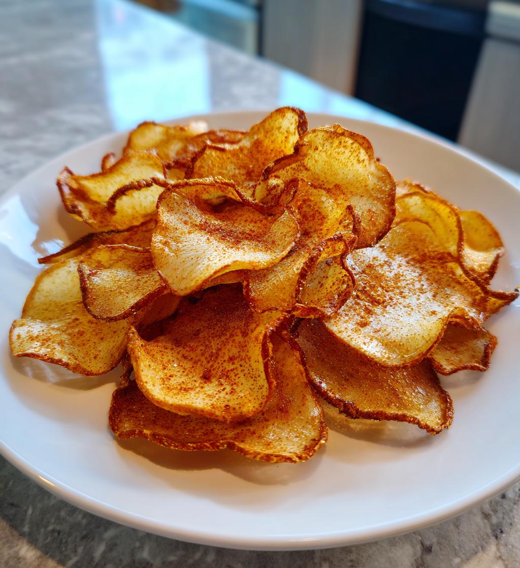 air fryer pear chips crispy perfection recipe