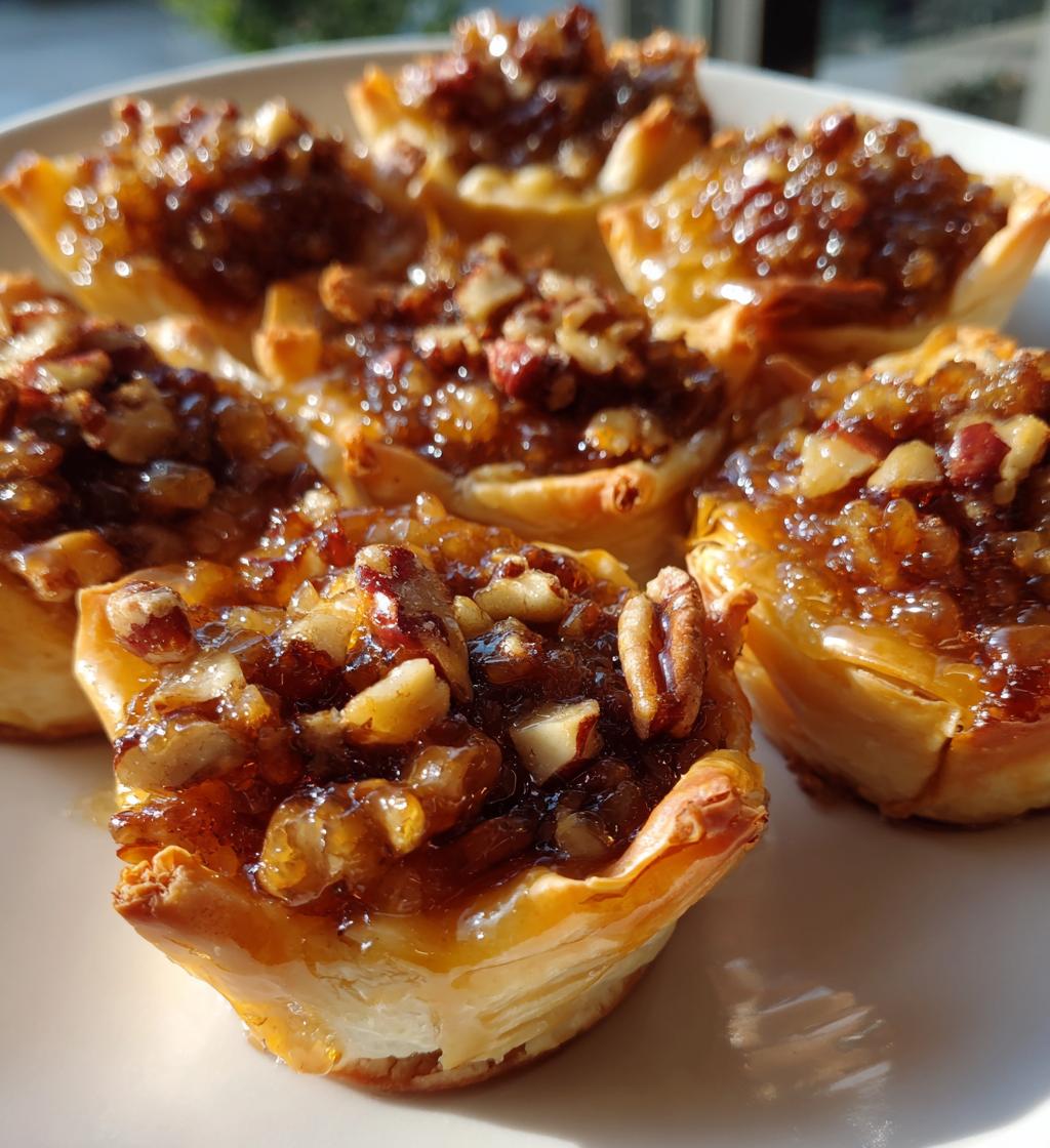 air fryer pecan pie bites - detail 1