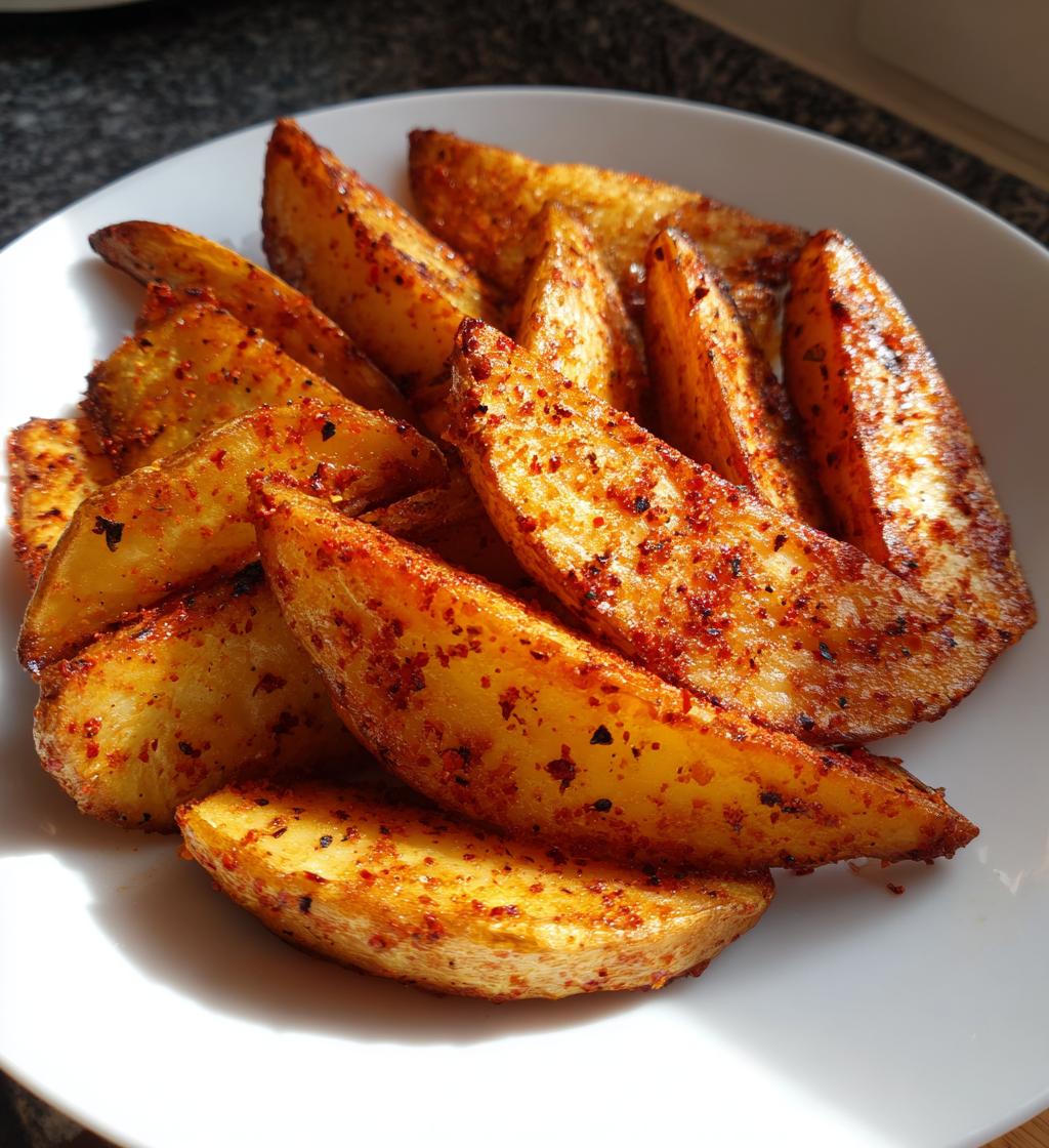air fryer potato wedges crispy delights recipe - detail 1