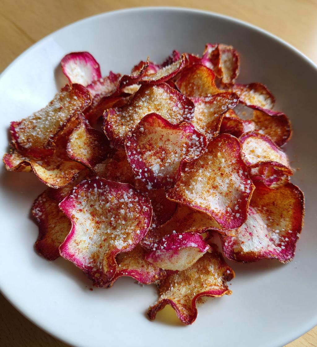 air fryer radish chips healthy crunchy delights