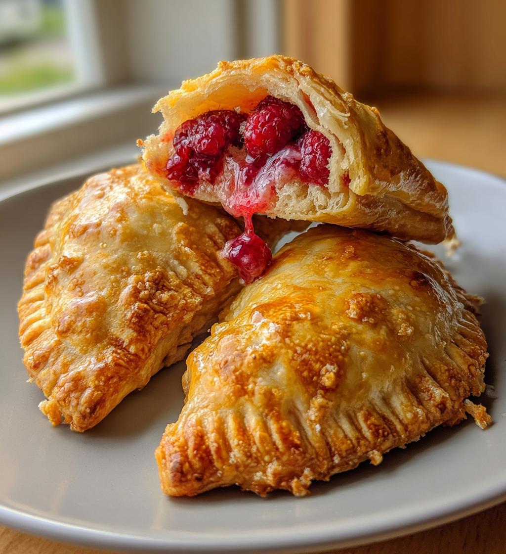 air fryer raspberry turnovers delicious dessert recipe