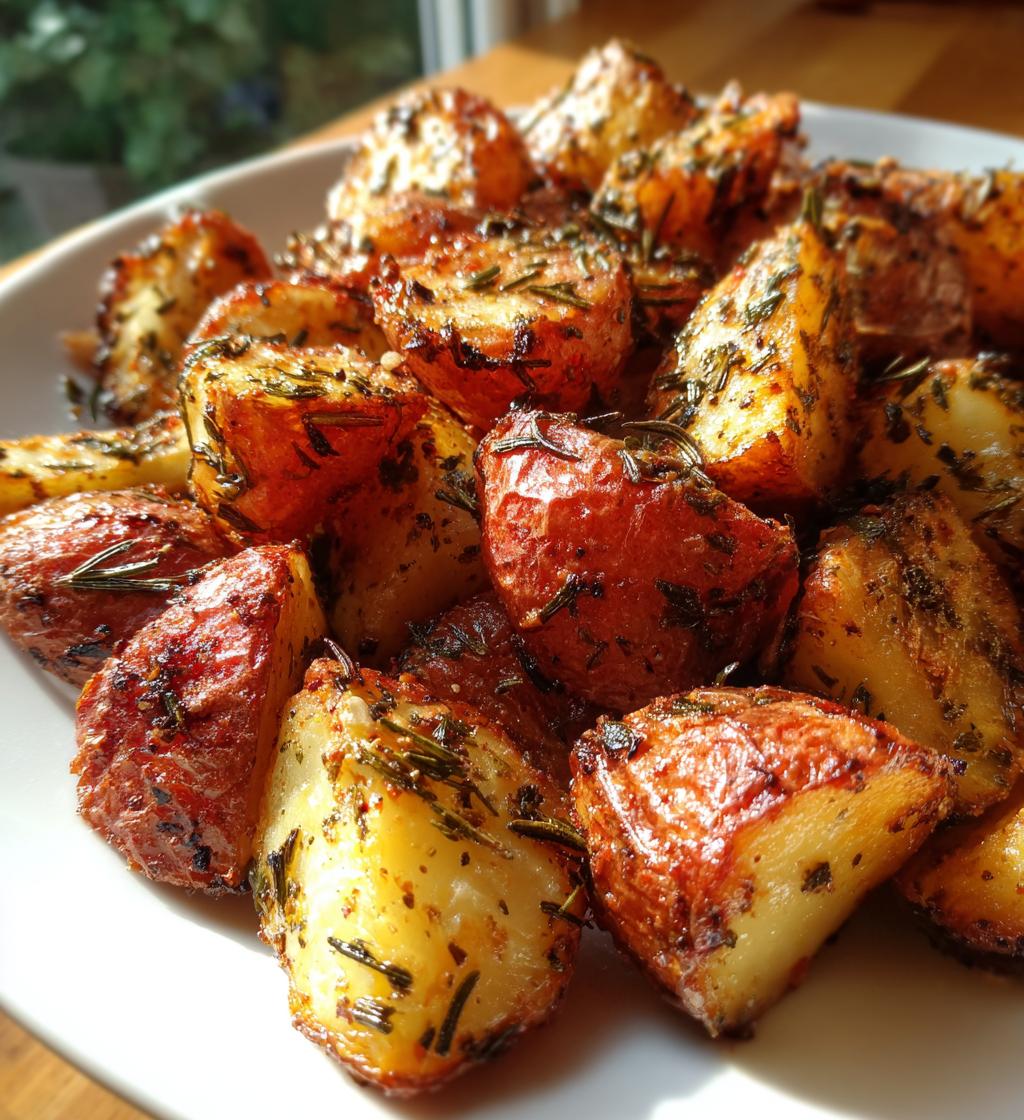 air fryer red potatoes with rosemary recipe - detail 1