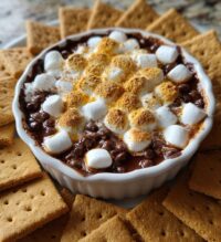 air fryer smores dip delicious dessert recipe