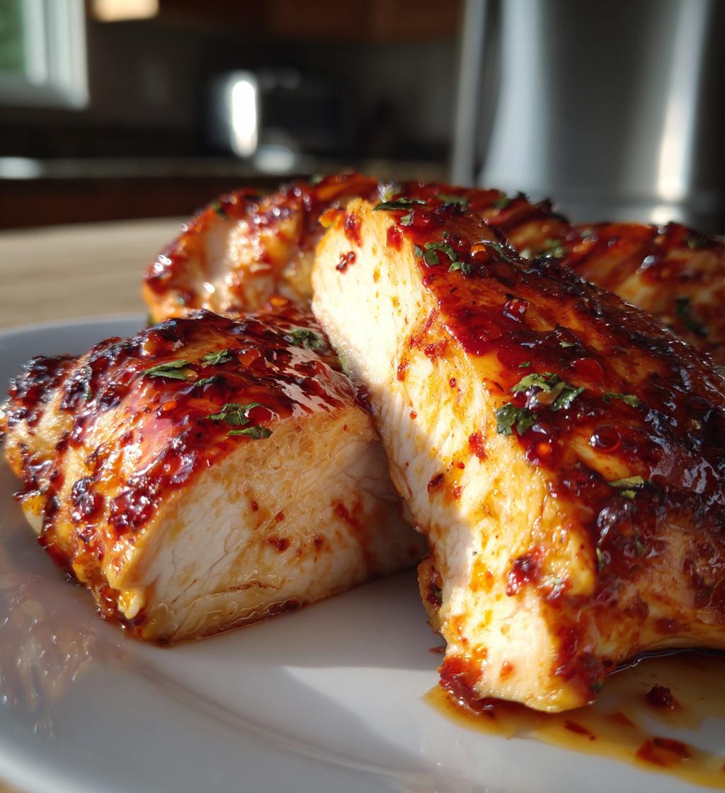 air fryer spicy sriracha chicken breast recipe