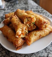 air fryer spring rolls crispy family recipe