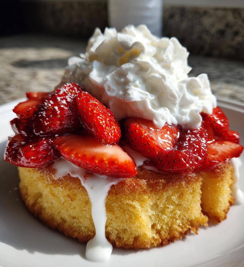 air fryer strawberry shortcake recipe - detail 1