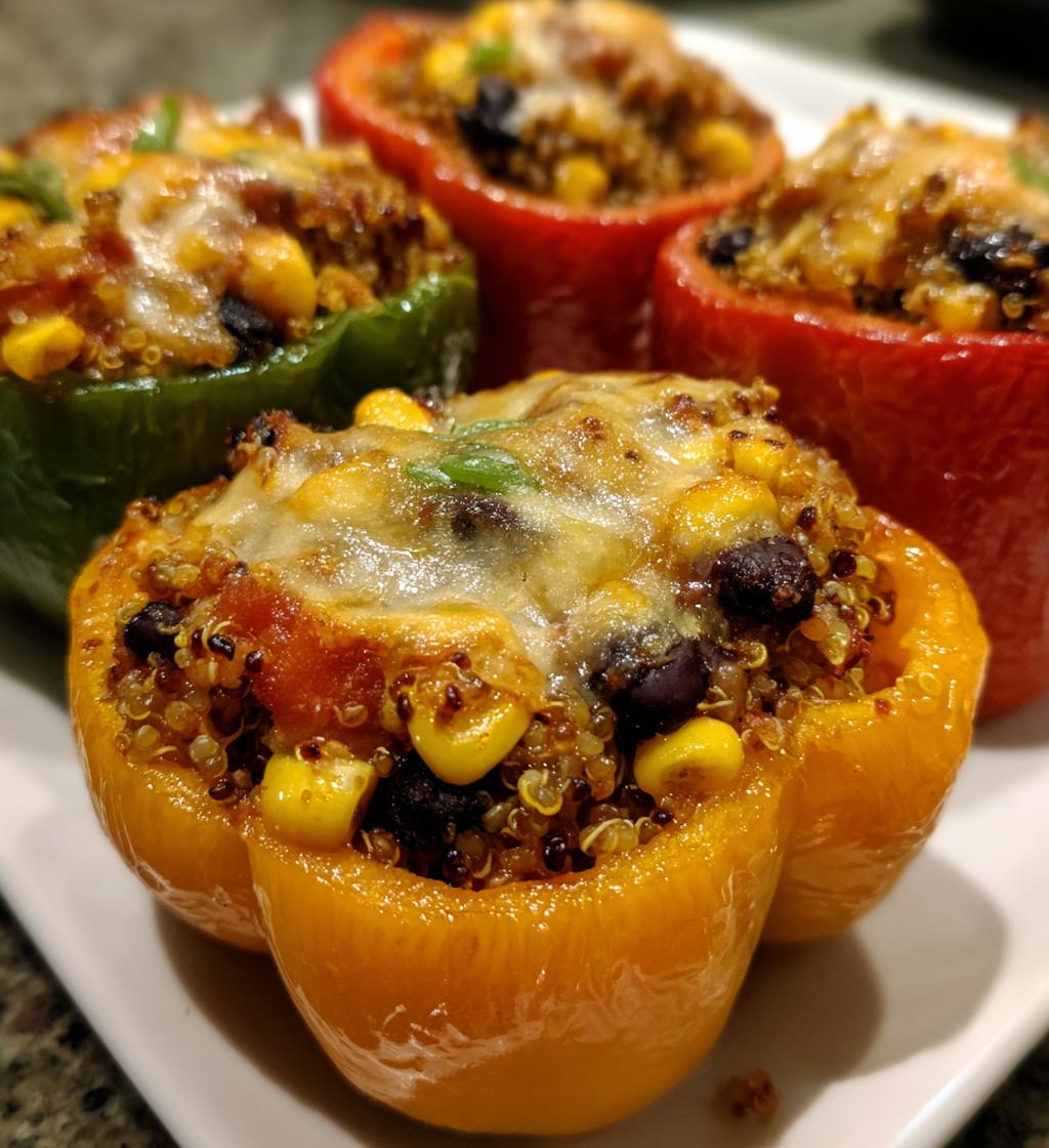air fryer stuffed bell pepper bites - detail 1
